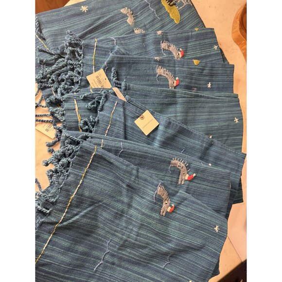 Anthropologie Assorted Dishtowel Lot of 12 NEW Some Christmas themed Embroidered - Picture 4 of 6